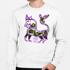 Bluza unisex Konik z Kafla - Ludowa Warmia