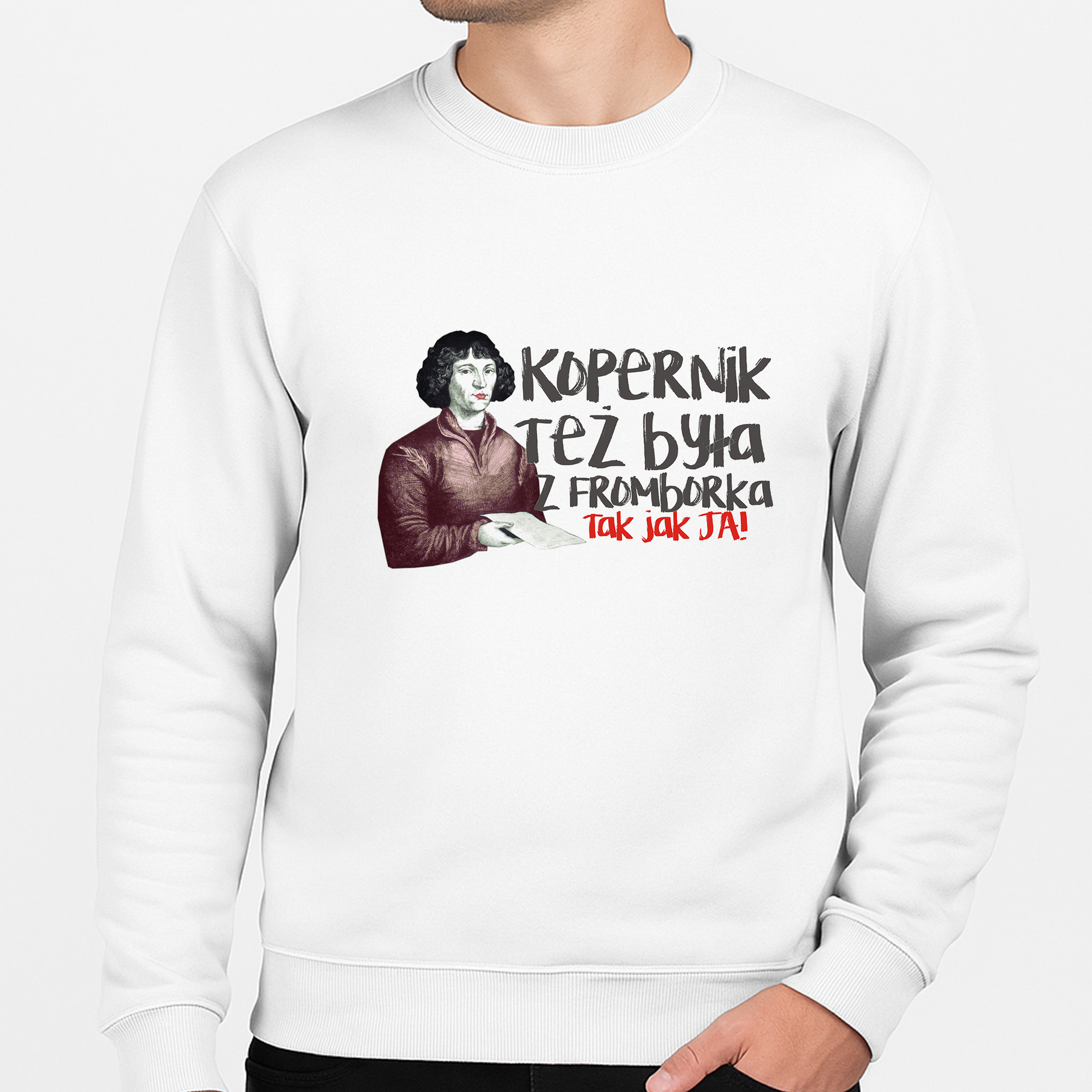Bluza unisex Kopernik też była z Fromborka