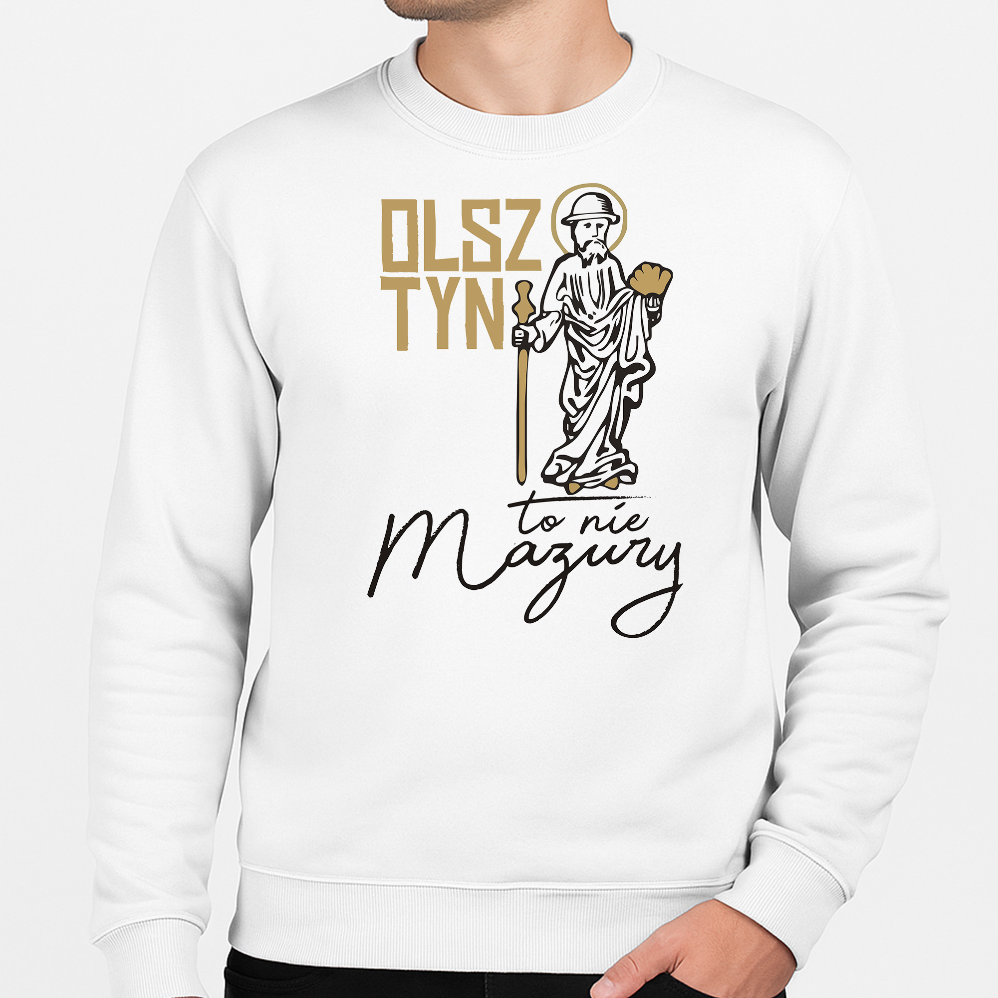 Bluza unisex Olsztyn to nie Mazury