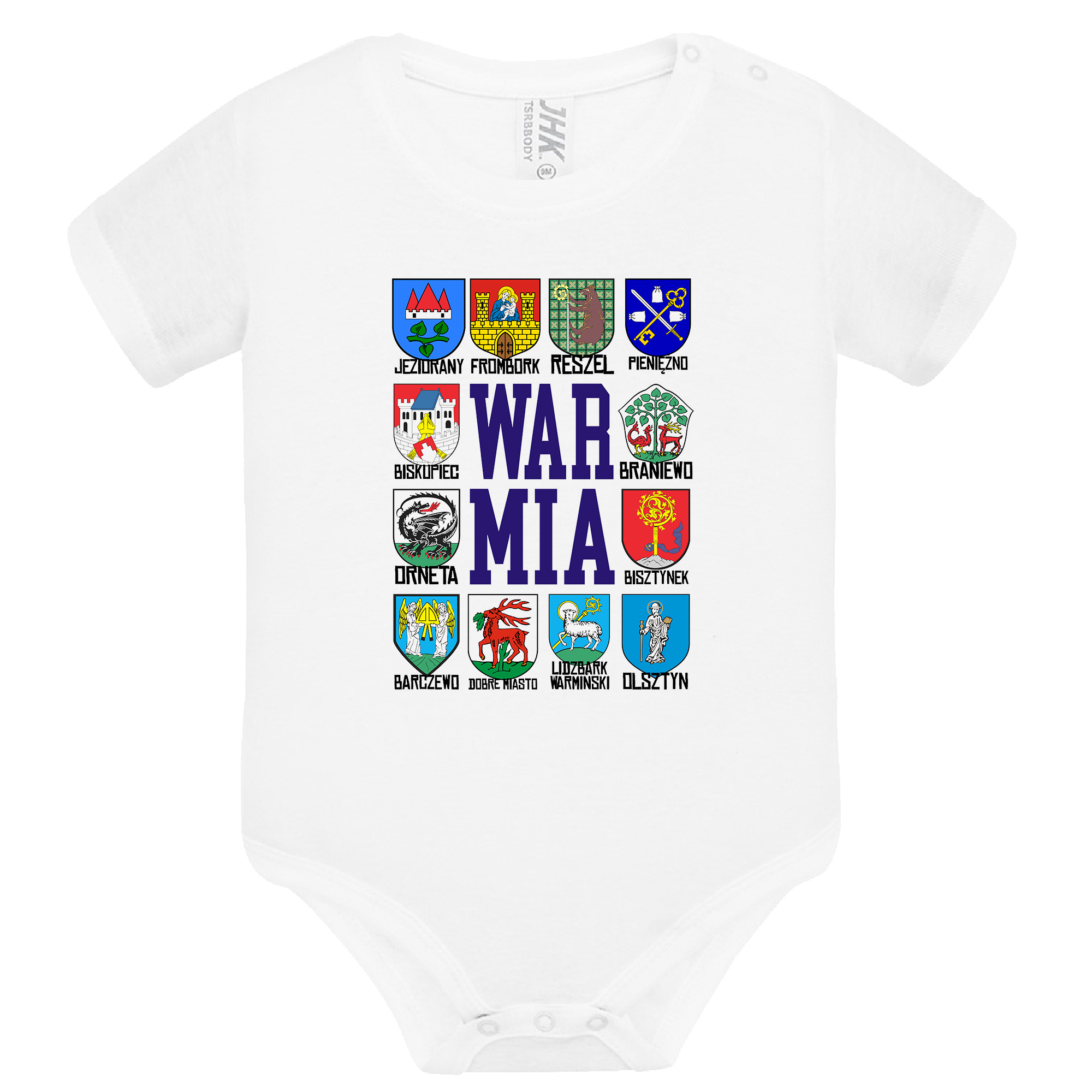 Body dziecięce Herby Miast Warmii