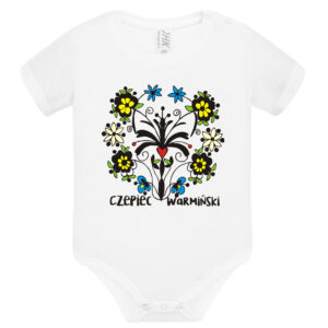 Body dziecięce Ziemia Warmii - haft i serce