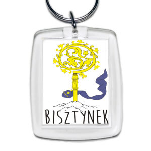 Brelok akrylowy Bisztynek - Klucz do Warmii
