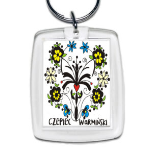Brelok akrylowy Czepiec Warmiński - Serce Tradycji