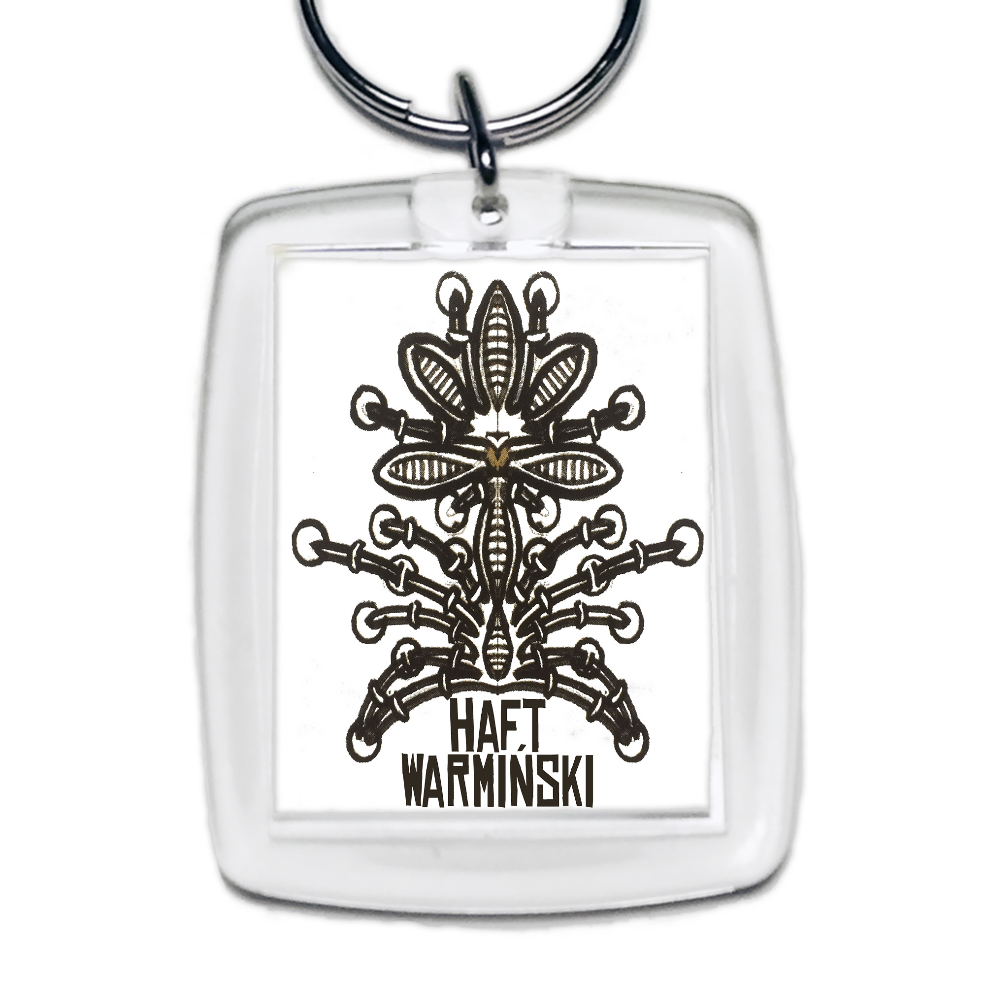 Brelok akrylowy Folklor Warmii w Hafcie