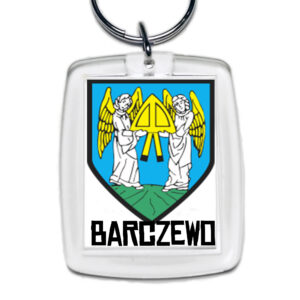 Brelok akrylowy Herb Barczewa