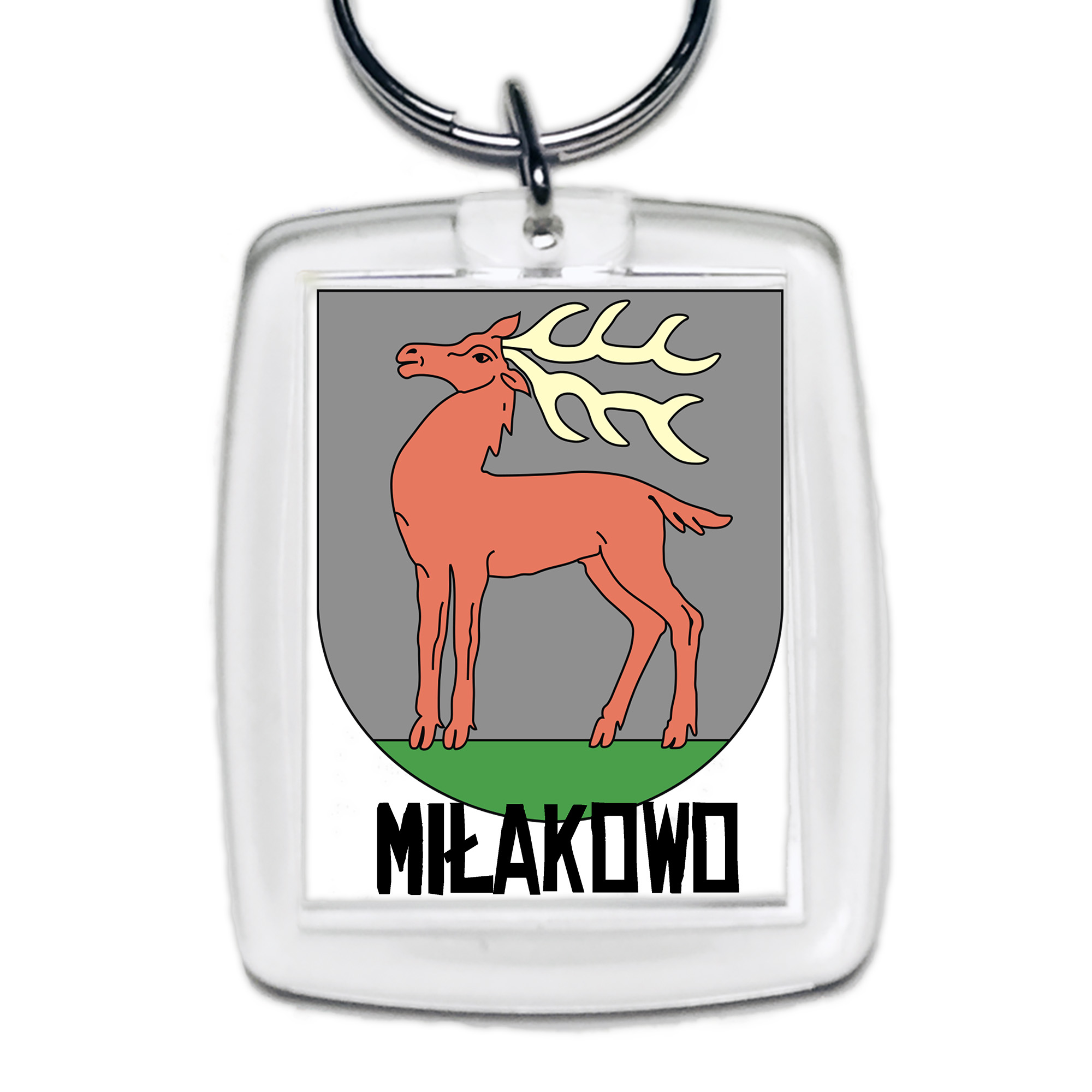 Brelok akrylowy Herb Miłakowo
