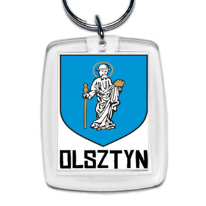 Brelok akrylowy Herb Olsztyn