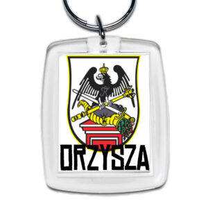 Brelok akrylowy Herb Orzysza
