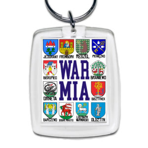 Brelok akrylowy Herby Miast Warmii