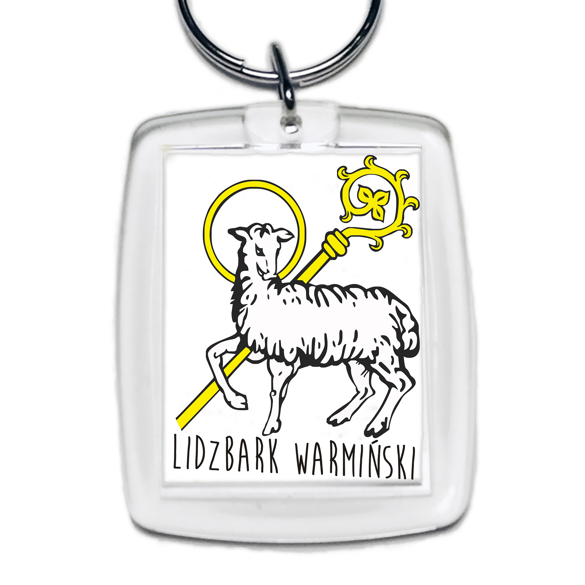 Brelok akrylowy Lidzbark Warmiński - Miasto Historii