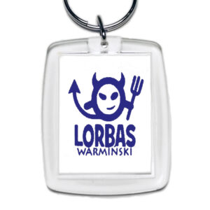 Brelok akrylowy Lorbas z Warmińskich Legend