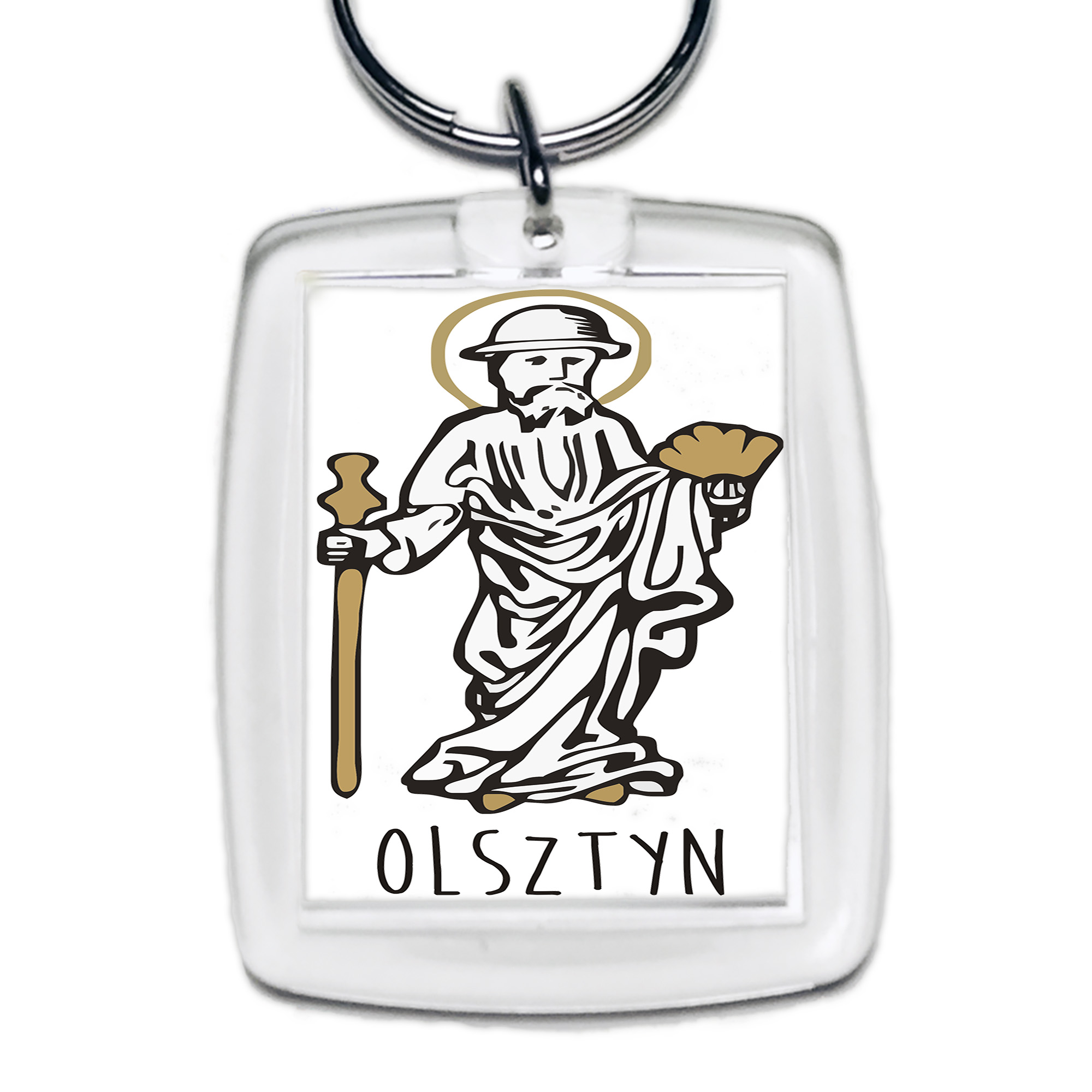 Brelok akrylowy Olsztyn - Na Szlaku św. Jakuba