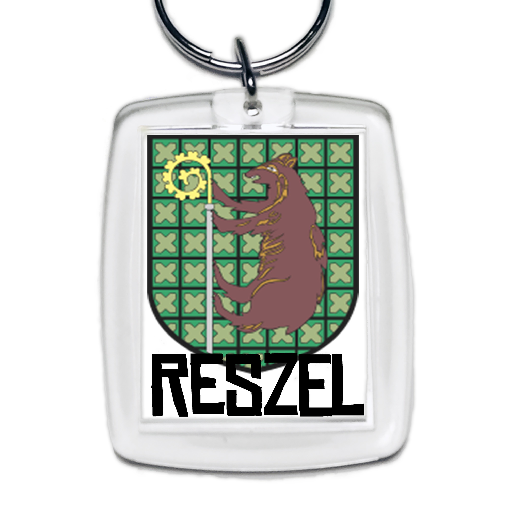 Brelok akrylowy Reszel - Duma Warmii