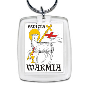 Brelok akrylowy Święta Warmia - Serce Północy