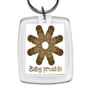 Brelok akrylowy Warmia i Jej Baby Pruskie