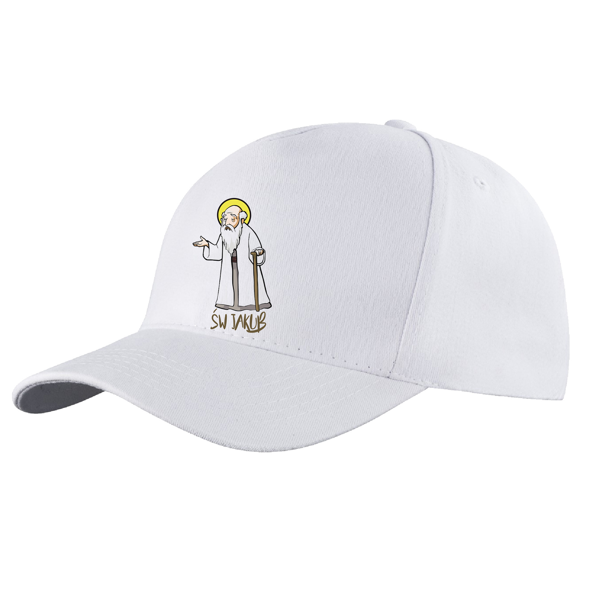 Czapka daszek Św. Jakub - Patron Warmińskich Dróg