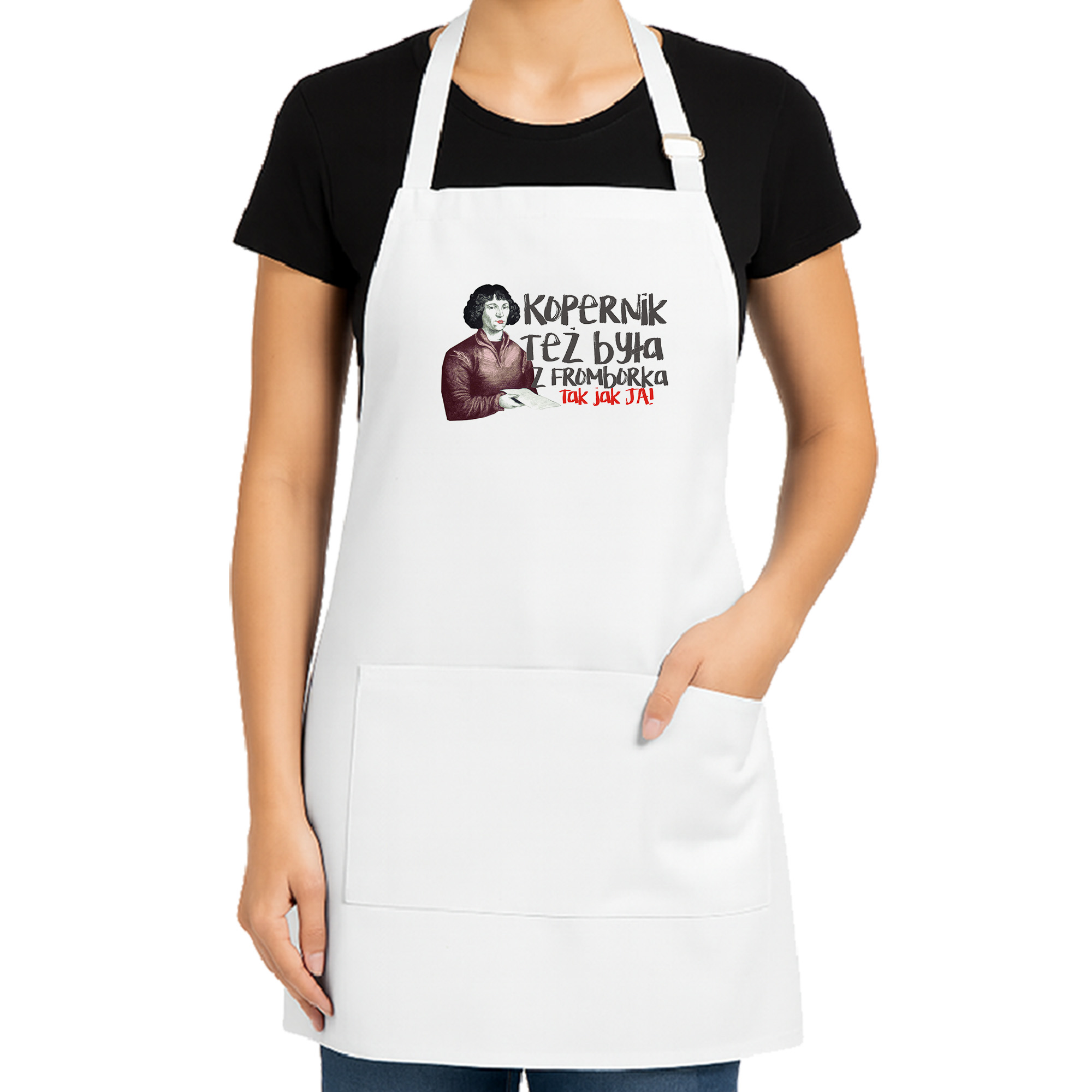 Fartuch kuchenny Kopernik też była z Fromborka