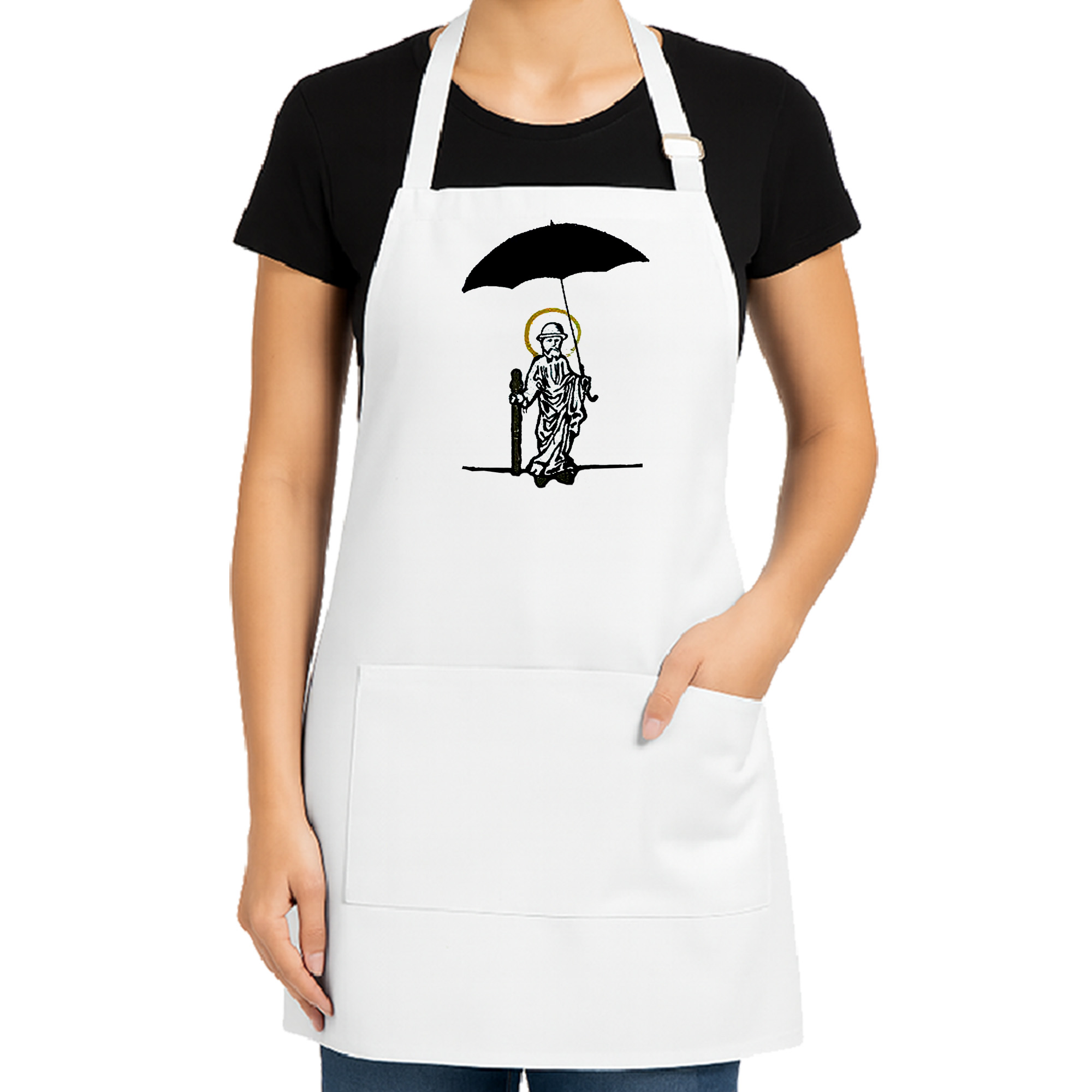 Fartuch kuchenny Święty Jakub - Wędrowiec Warmii