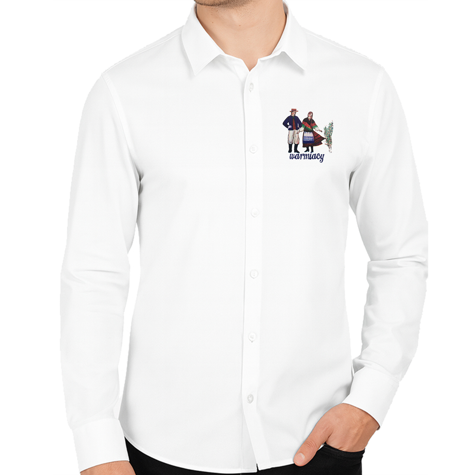 Koszula męska Warmiacy w Strojach Ludowych
