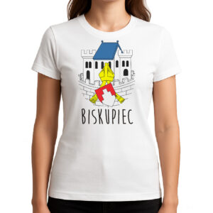 Koszulka damska Biskupiec - Serce Warmii
