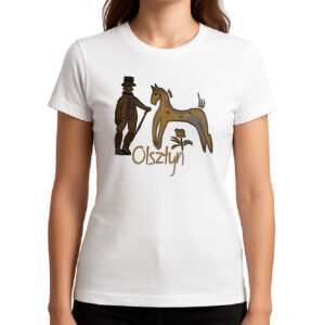 Koszulka damska Folk z Warmii - Olsztyn