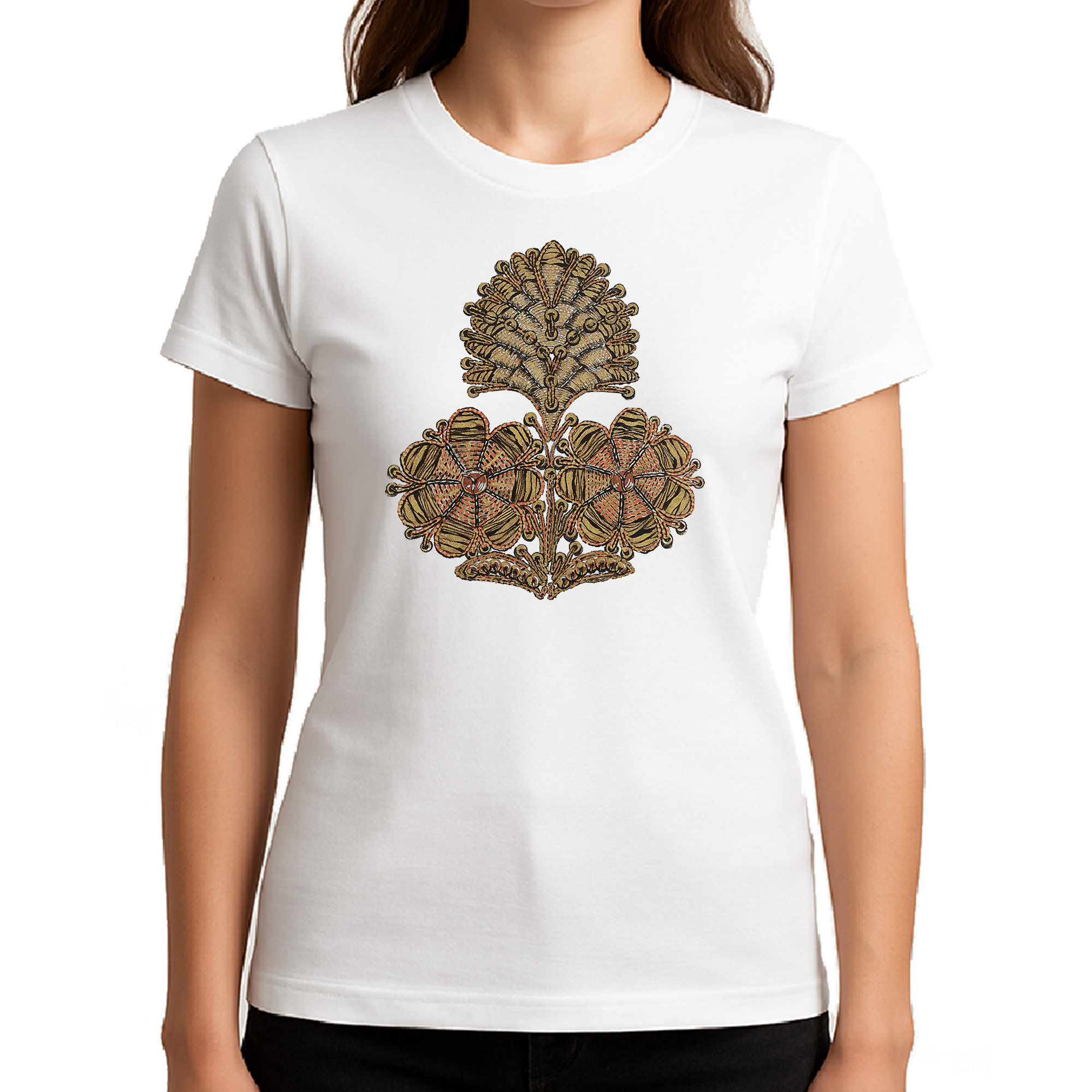 Koszulka damska Haftowane Dziedzictwo Warmii