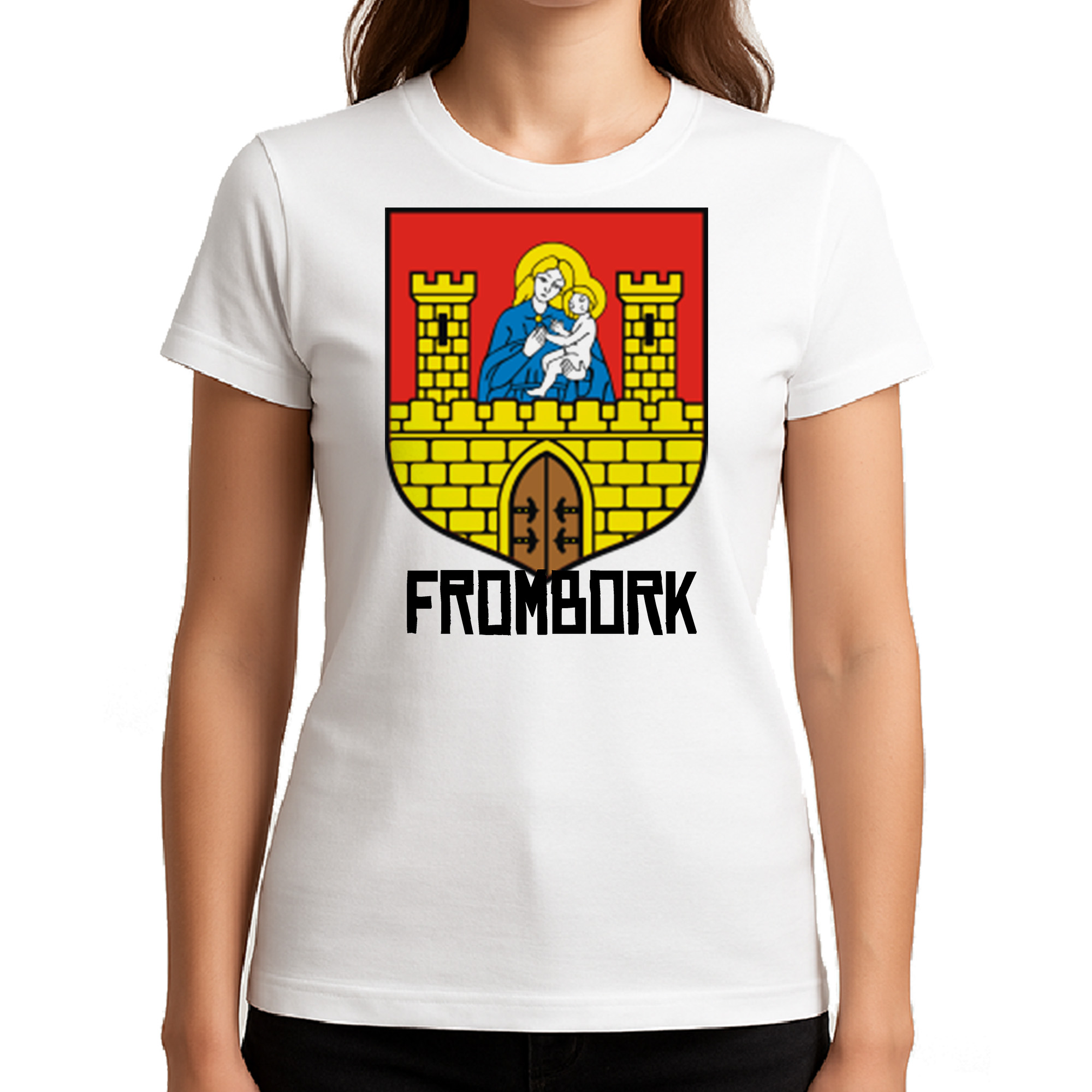 Koszulka damska Herb Fromborka