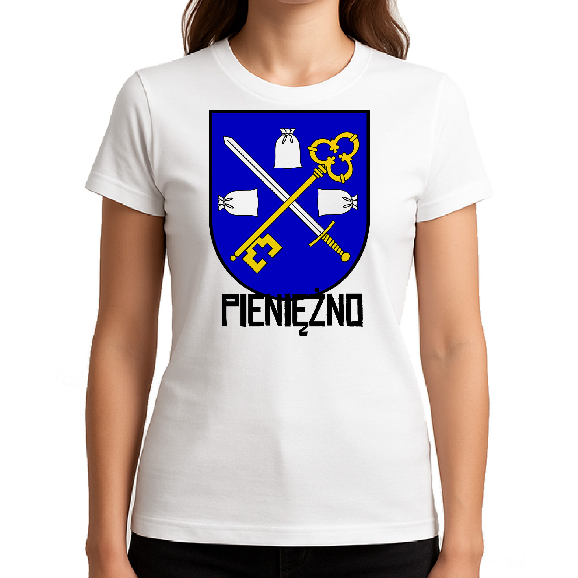 Koszulka damska Herb Pieniężno