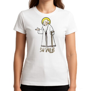 Koszulka damska Św. Jakub - Patron Warmińskich Dróg