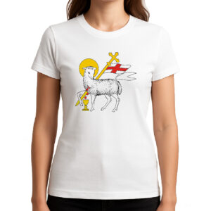 Koszulka damska Święta Warmia - Baranek Pokoju