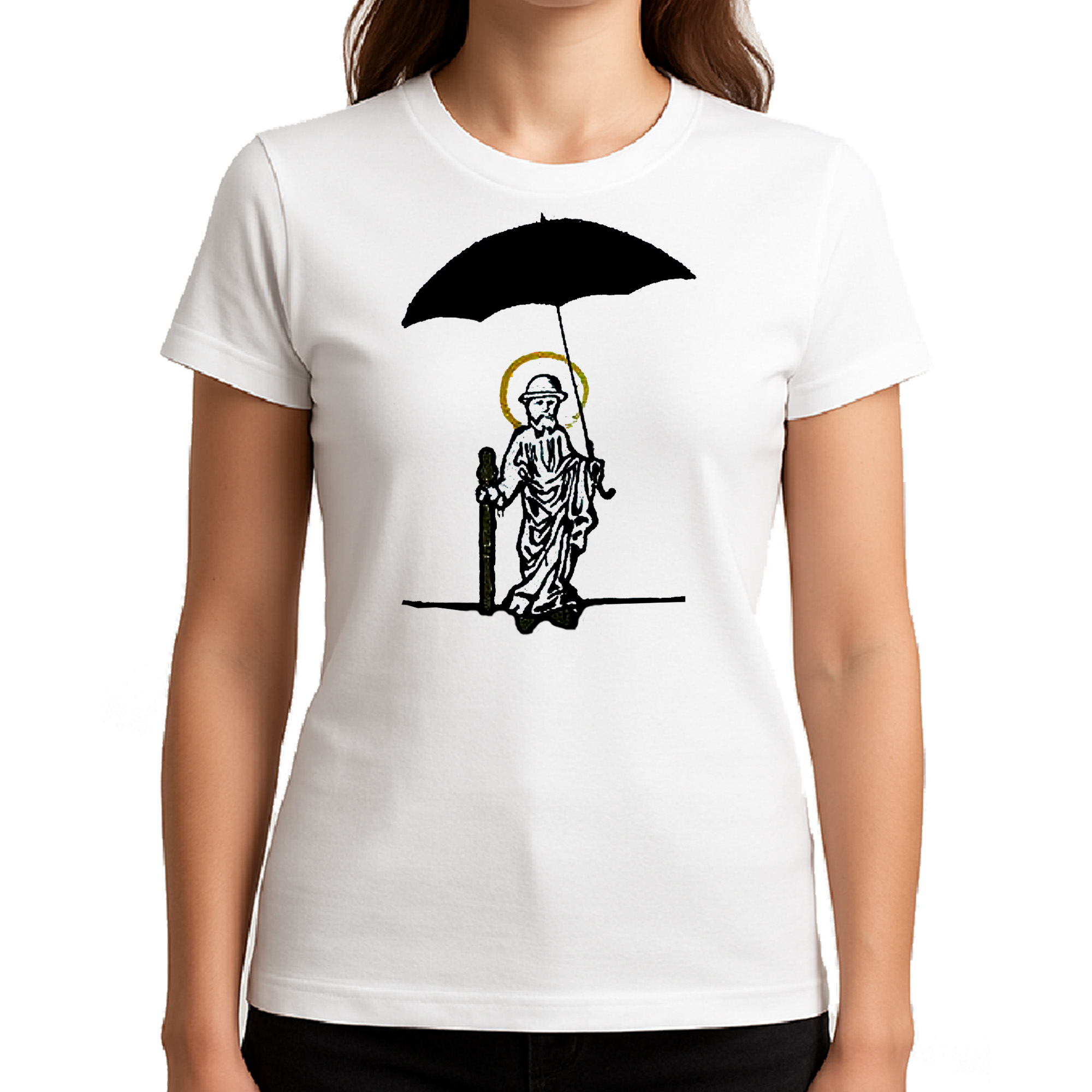 Koszulka damska Święty Jakub - Wędrowiec Warmii