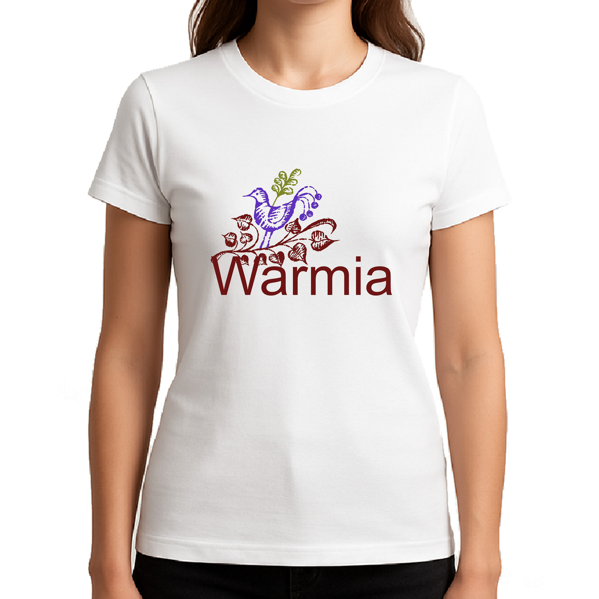 Koszulka damska Warmia - Artystyczne Serce Mazur