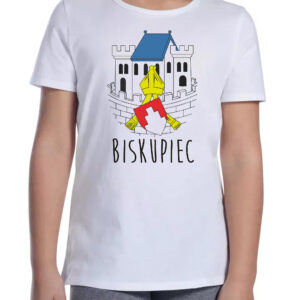 Koszulka dziecięca Biskupiec - Serce Warmii