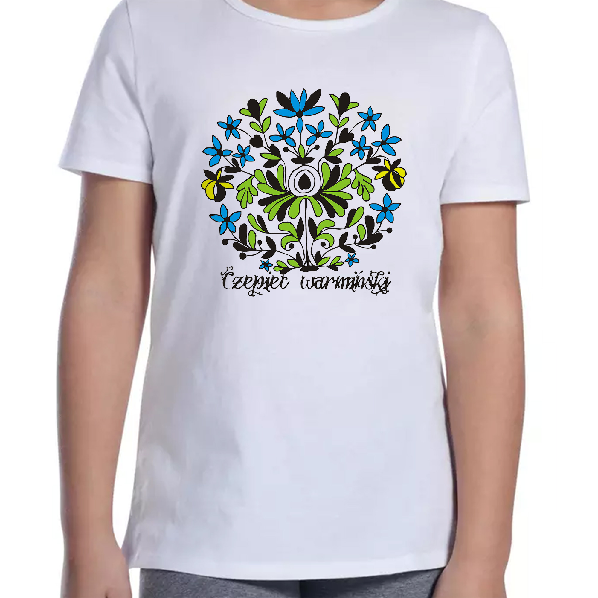 Koszulka dziecięca Czepek Warmiński - Kwiat Tradycji