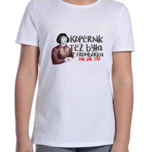 Koszulka dziecięca Kopernik też była z Fromborka