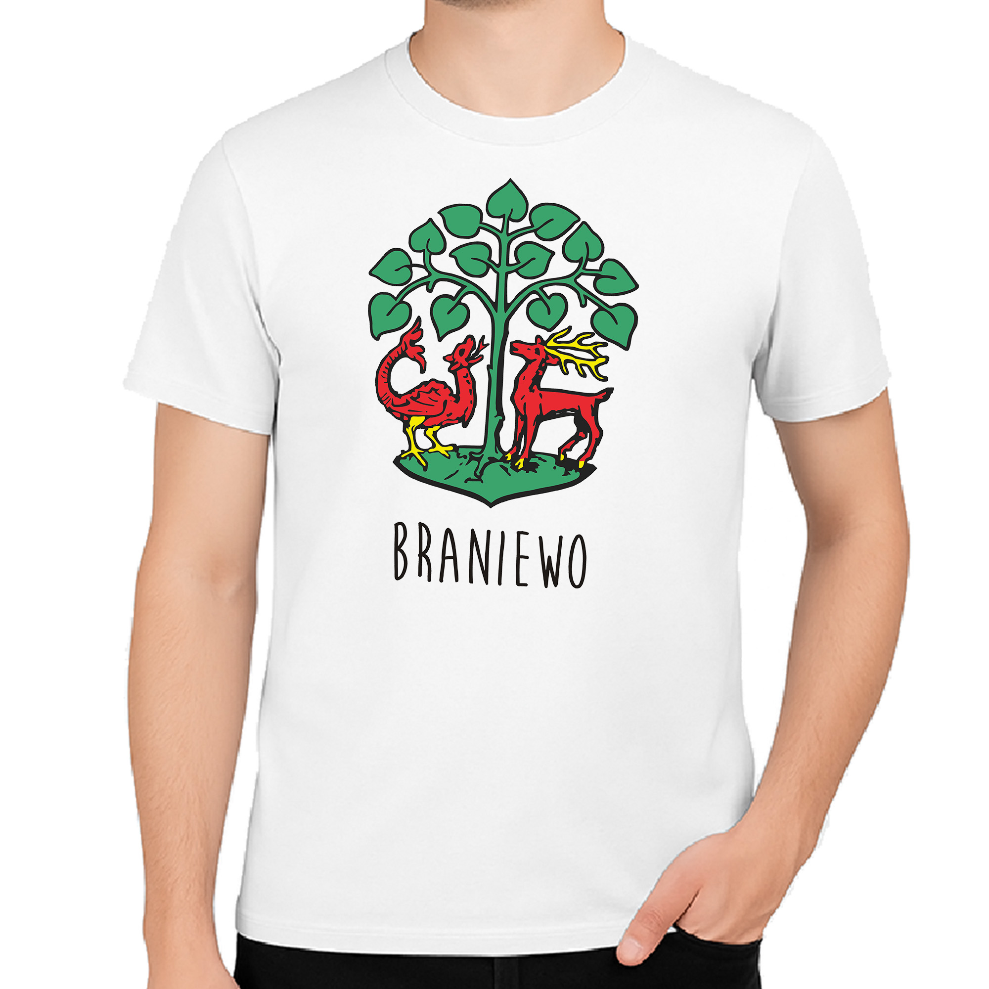 Koszulka męska Braniewo - Zielona Brama Warmii
