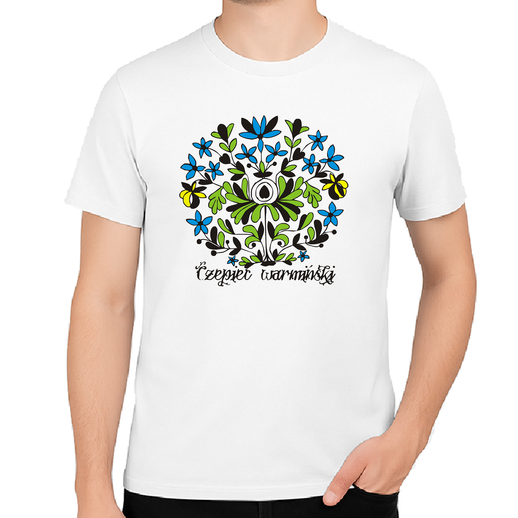 Koszulka męska Czepek Warmiński - Kwiat Tradycji