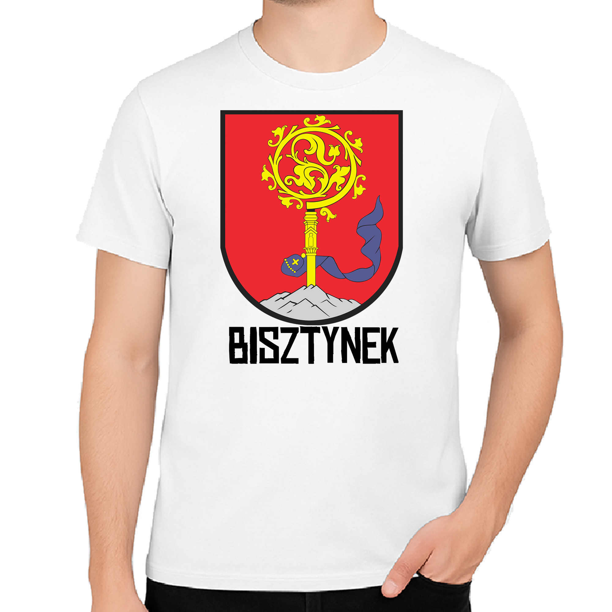 Koszulka męska Herb Bisztynka