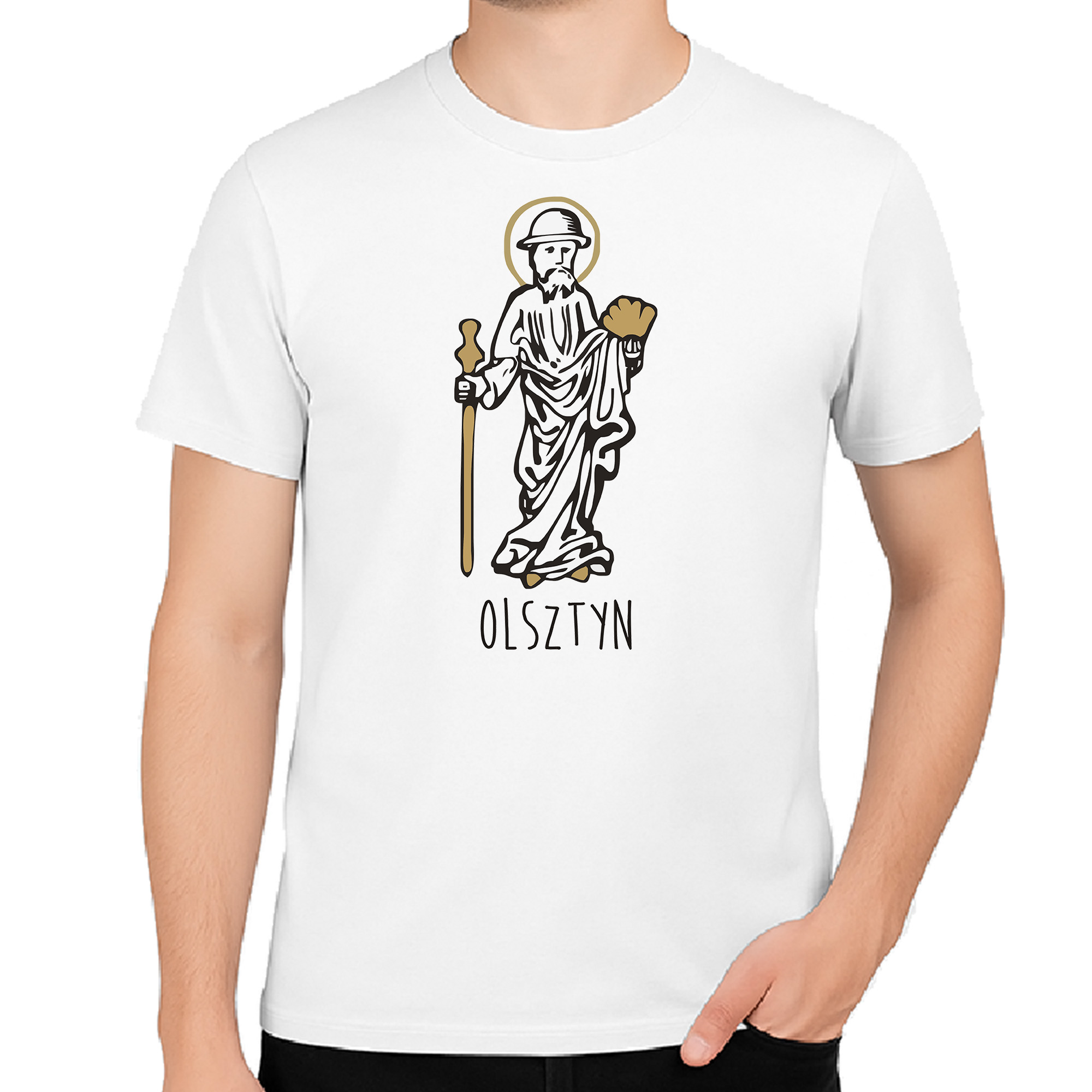 Koszulka męska Olsztyn - Na Szlaku św. Jakuba
