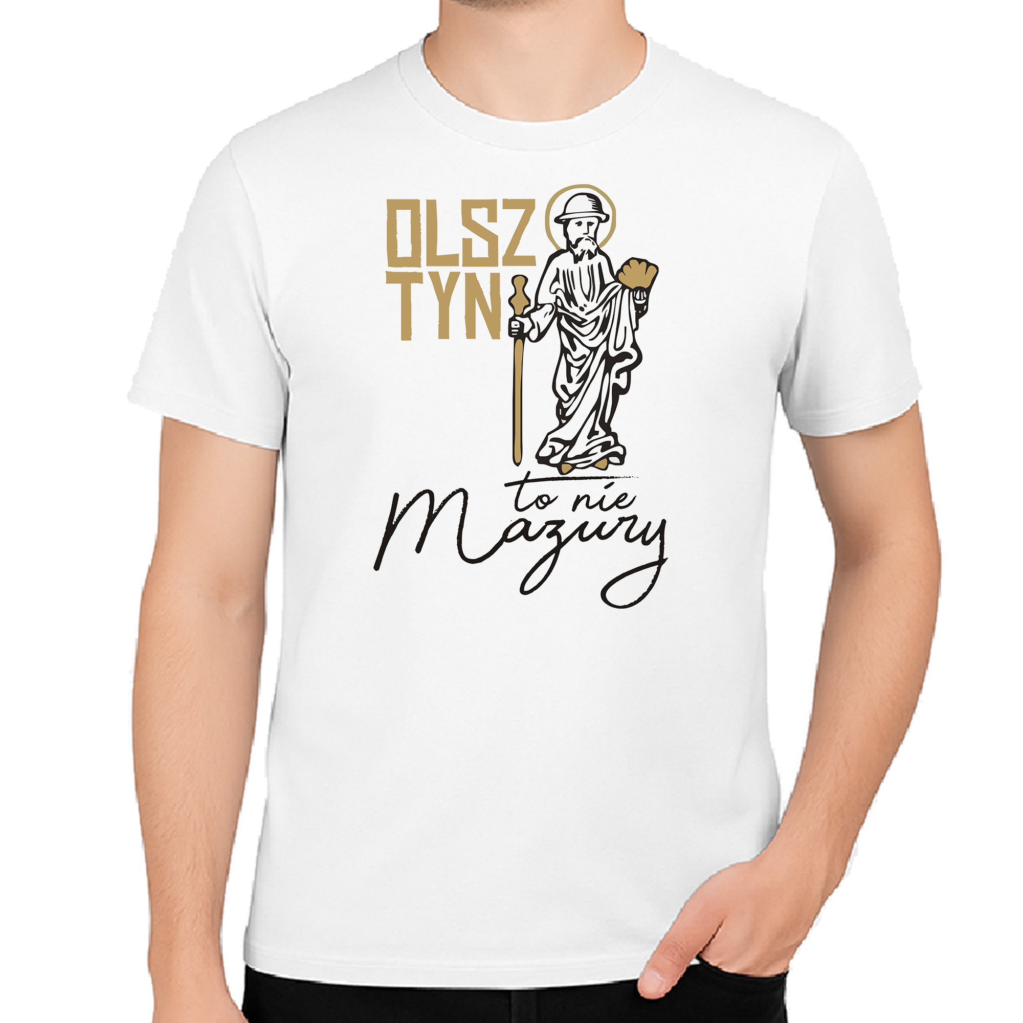 Koszulka męska Olsztyn to nie Mazury