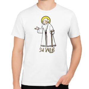 Koszulka męska Św. Jakub - Patron Warmińskich Dróg