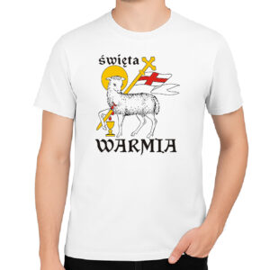 Koszulka męska Święta Warmia - Serce Północy