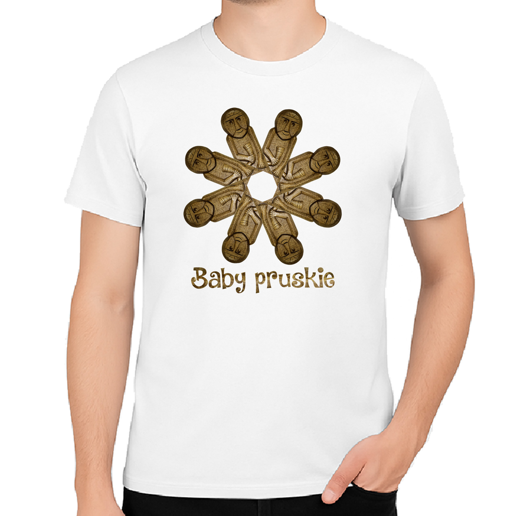 Koszulka męska Warmia i Jej Baby Pruskie