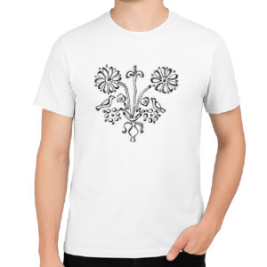 Koszulka męska Warmiński Wzór Ludowy