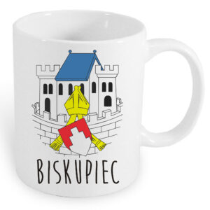 Kubek ceramiczny Biskupiec - Serce Warmii