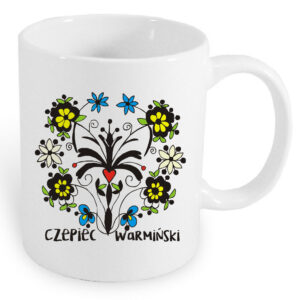 Kubek ceramiczny Czepiec Warmiński - Serce Tradycji