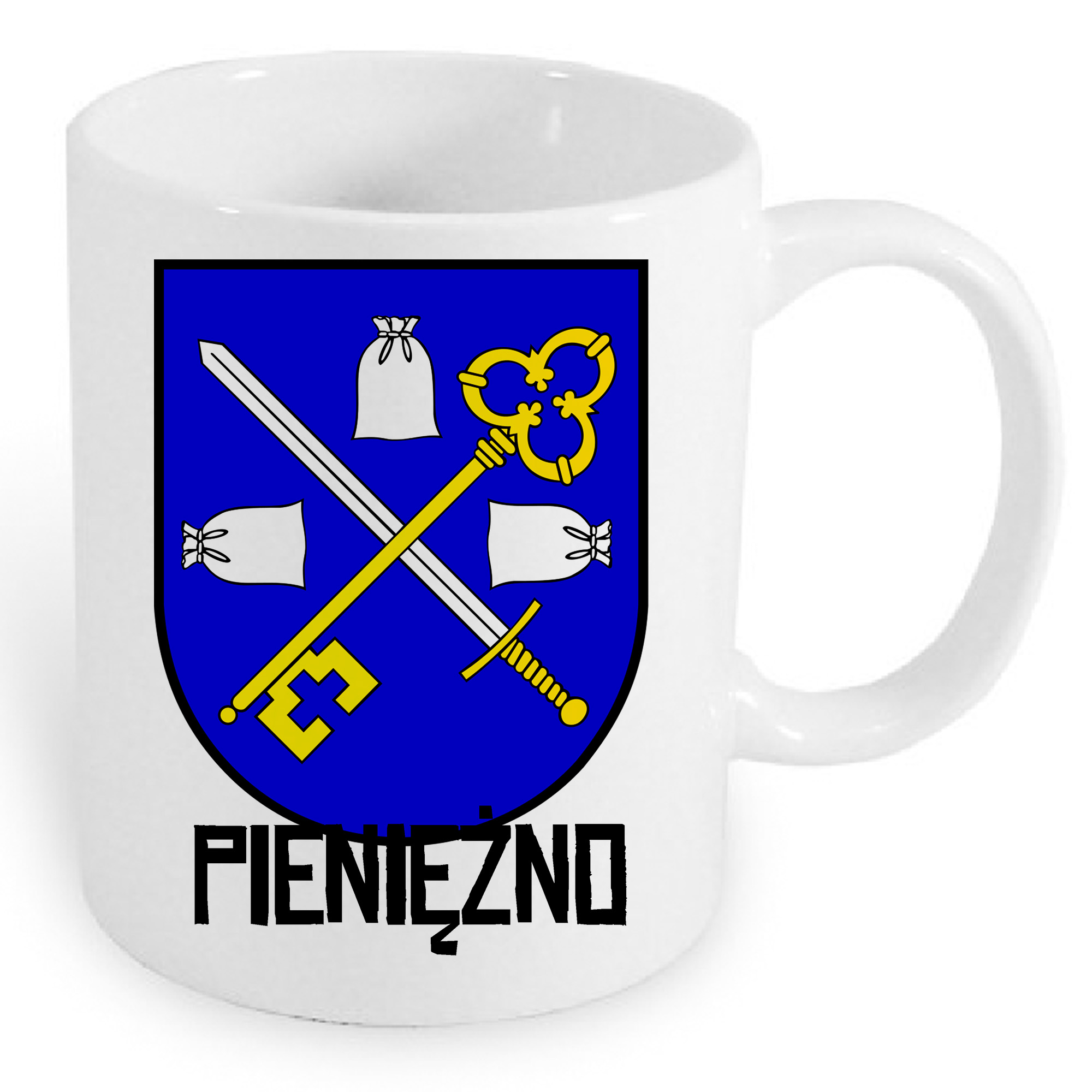 Kubek ceramiczny Herb Pieniężno