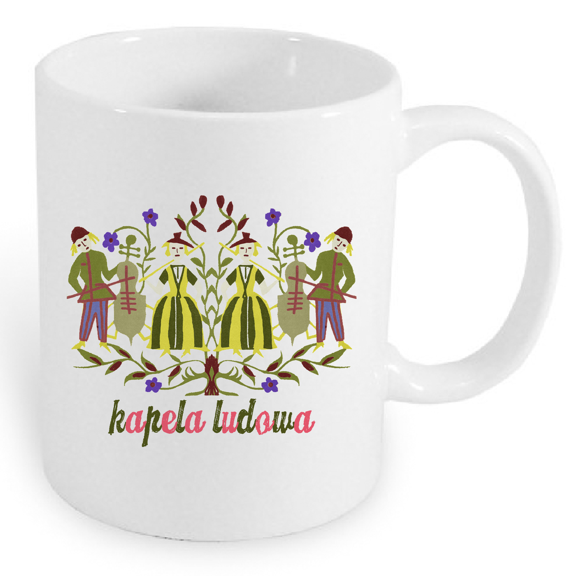 Kubek ceramiczny Kapela Ludowa z Warmii