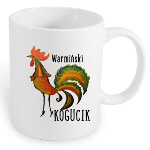 Kubek ceramiczny Kogucik z Warmii