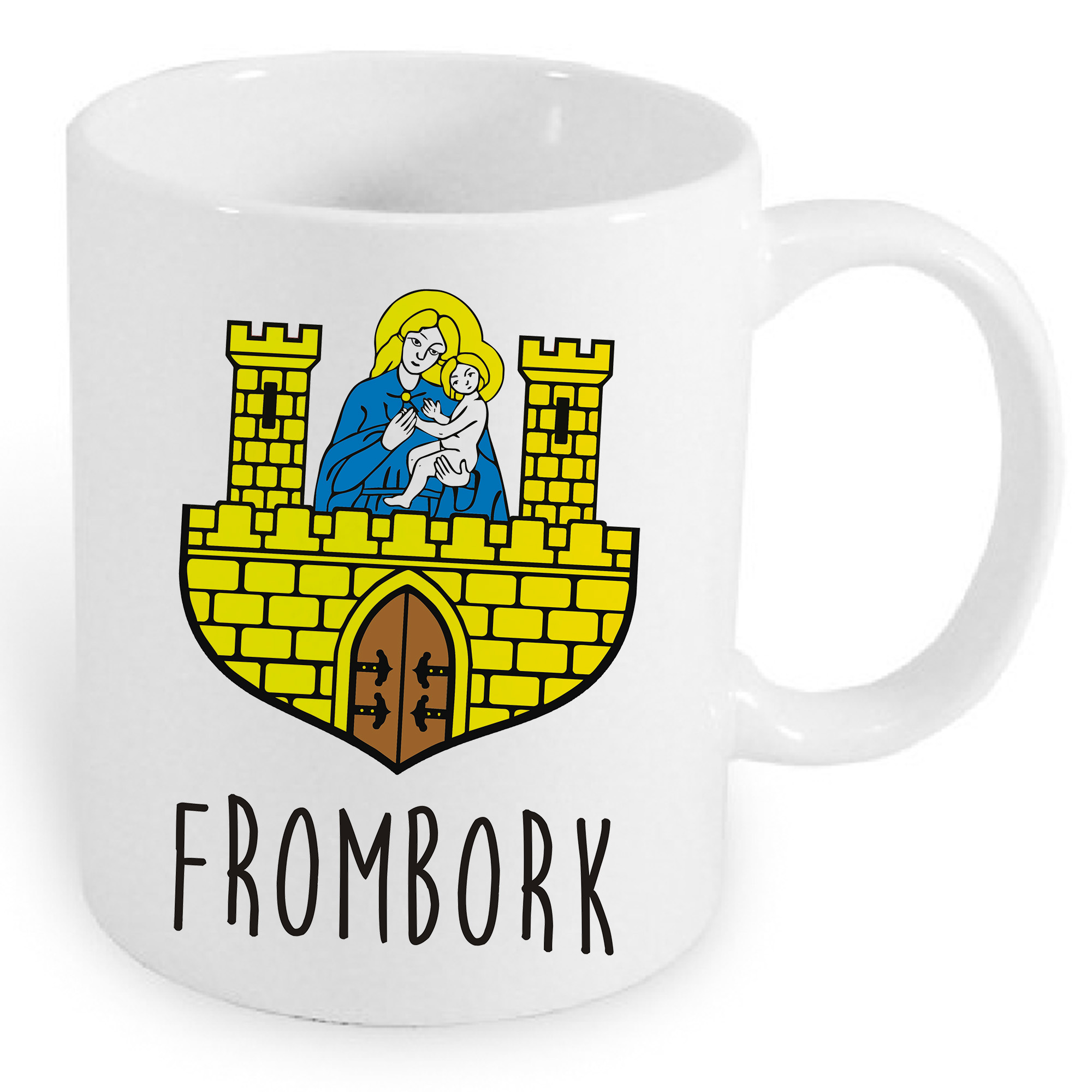 Kubek ceramiczny Legenda Warmii - Frombork